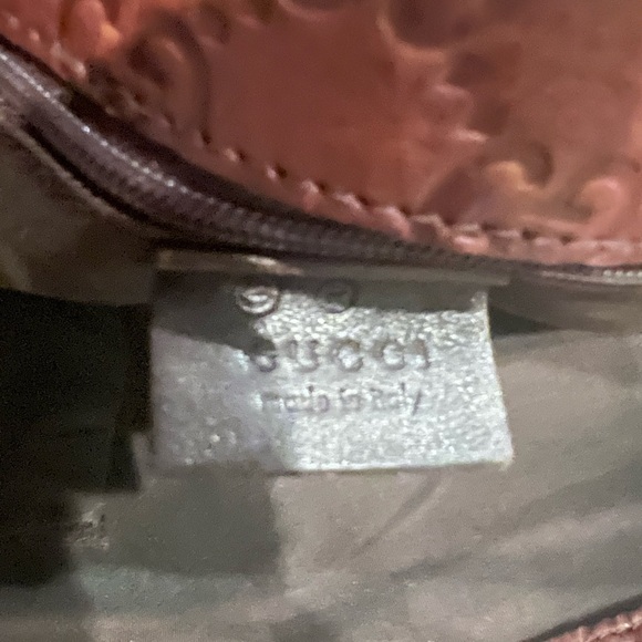 GUCCI Shoulder Bag Tote 279153 Canvas Leather Trim - Picture 9 of 15